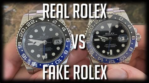 fake rolex batman vs real